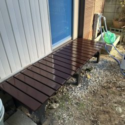 濡れ縁だけでも塗装します。ご相談を。